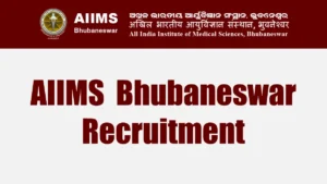 AIIMS Bhubaneswar Recruitment
