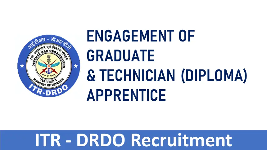 ITR - DRDO Recruitment