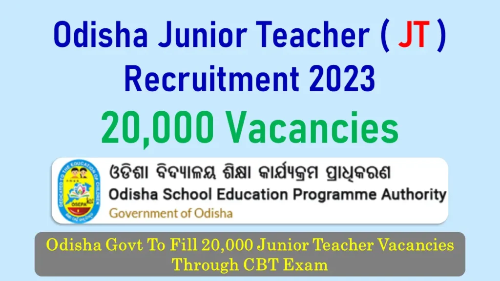 Odisha Junior Teacher