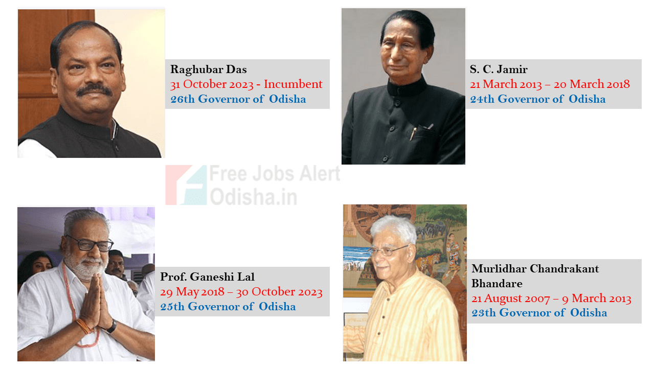 List of Governors of Odisha