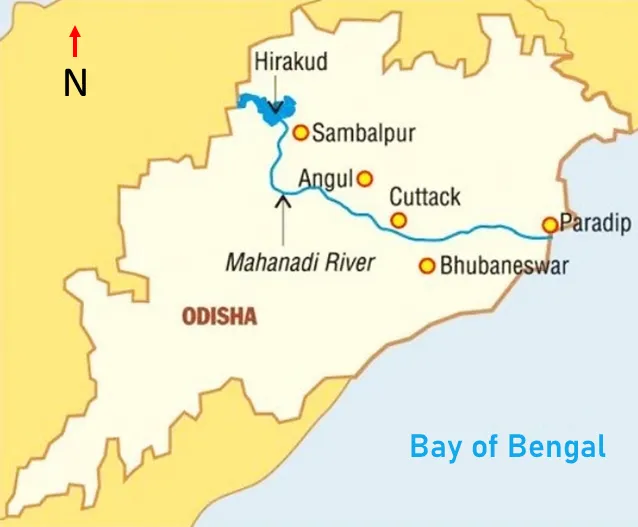 Mahanadi River in Odisha