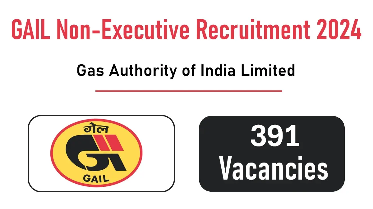 GAIL Non-Executive Recruitment 2024