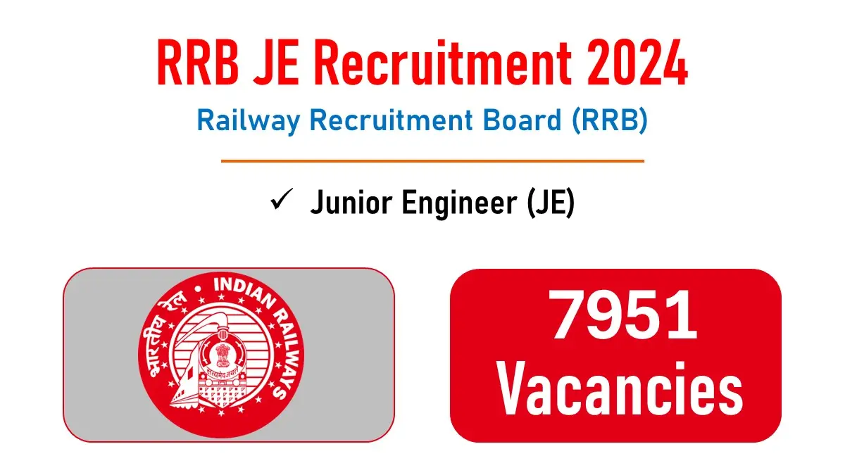 RRB JE Recruitment 2024